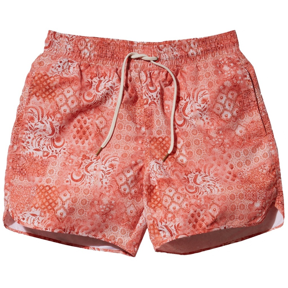 NWT - Grayers Red Bandana Print Swim Trunk
